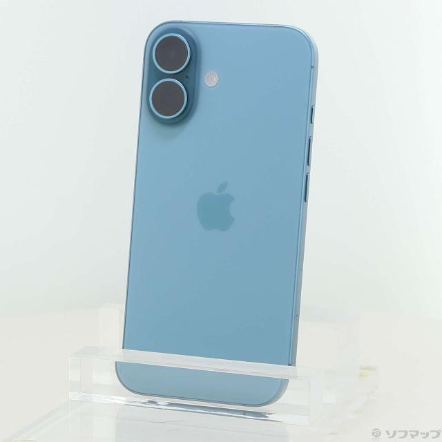 (中古)Apple iPhone16 256GB ティール MYE13J/A SIMフリー(371-ud)