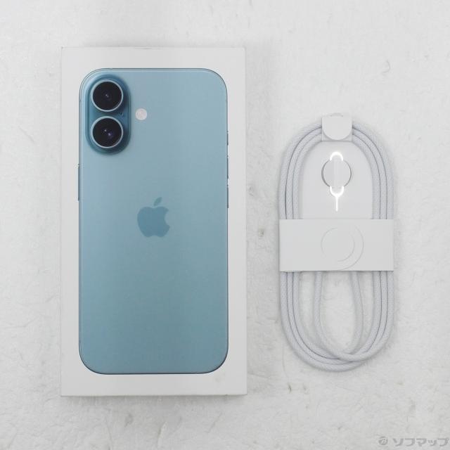 (中古)Apple iPhone16 256GB ティール MYE13J/A SIMフリー(371-ud)_4