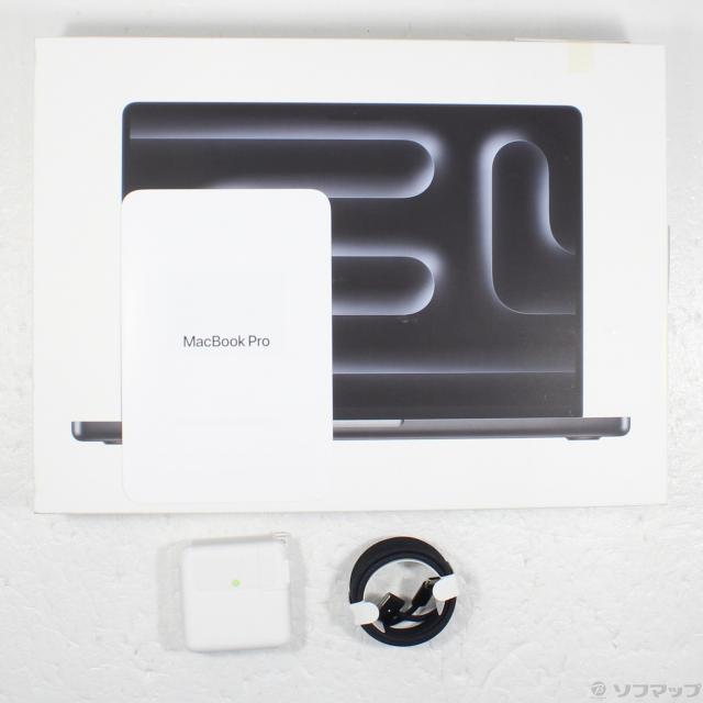 (中古)MacBook Pro 14.2-inch Late-2024 MW2U3J/A M4 10コアCPU_10コアGPU 16GB SSD512GB スペースブラック (26.3 Tahoe)(258-ud)_4
