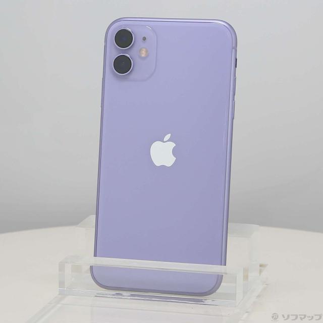 iPhone11 パープル 本体 64GB SIMフリー スマホ 初期化済み Apple 