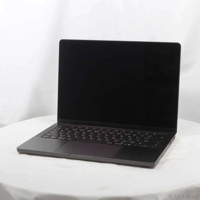 (中古)MacBook Pro 14.2-inch Late-2025 MDE14J/A M5 10コアCPU_10コアGPU 16GB SSD1TB スペースブラック (26.3 Tahoe)(276-ud)