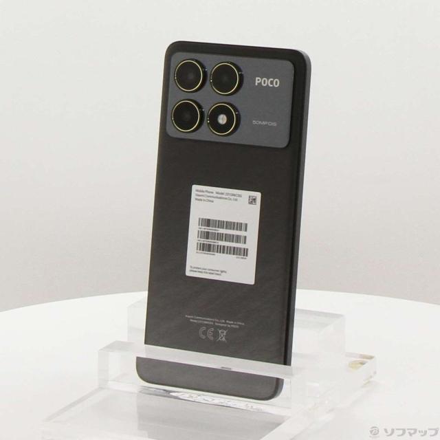 (中古)XIAOMI POCO F6 Pro 256GB ブラック MZB0HEJJP SIMフリー(262-ud)