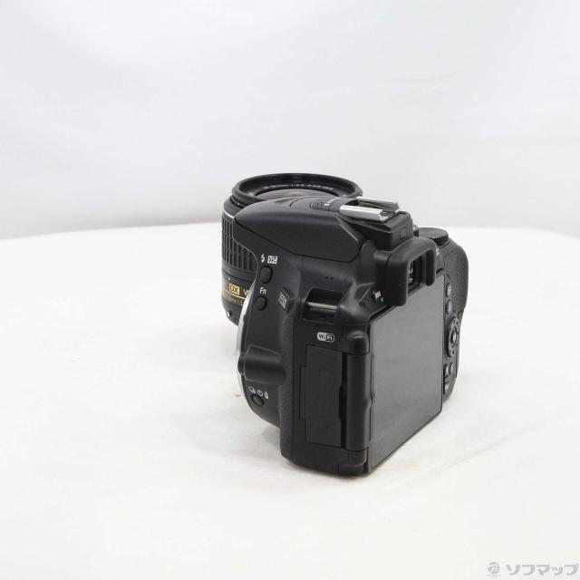 (中古)Nikon NIKON D5500 18-55 VRII 水晶体一揃いの道具 黒いこと(251-ud)
