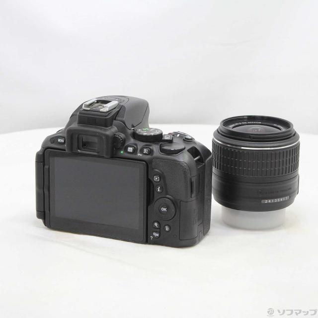 (中古)Nikon NIKON D5500 18-55 VRII 水晶体一揃いの道具 黒いこと(251-ud)