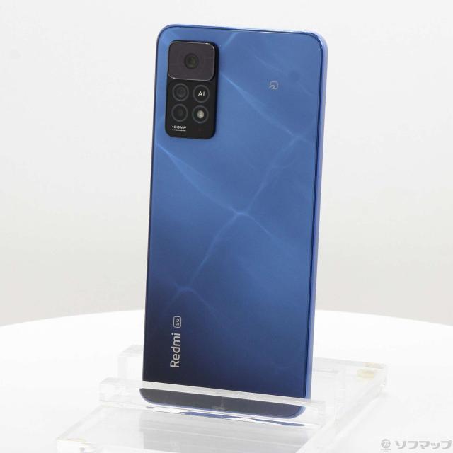 (中古)Xiaomi Redmi Note 11 Pro 5G 128GB アトランティックブルー REDMINOTE11PROBL SIM無償性(258-ud)
