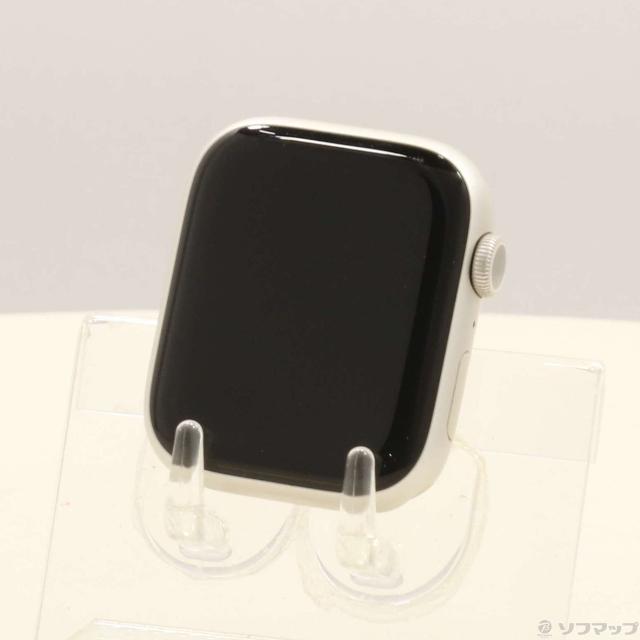 (中古)Apple Apple Watch Series 9 GPS 45mm スターライトアルミニウムケース バンド無し(352-ud)