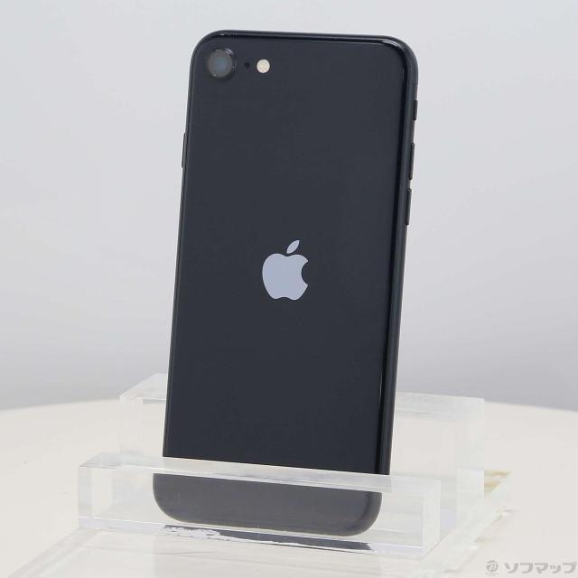 中古)Apple iPhone SE 第3世代 64GB ミッドナイト NMYC3J/A SIMフリー 