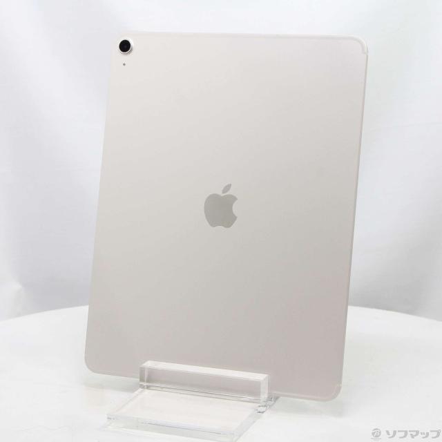 中古)Apple iPad Air 13インチ(M3) 256GB スターライト MCJ74J/A SIM 