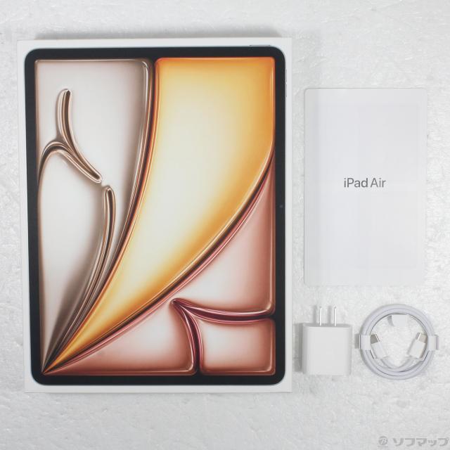 中古)Apple iPad Air 13インチ(M3) 256GB スターライト MCJ74J/A SIM 