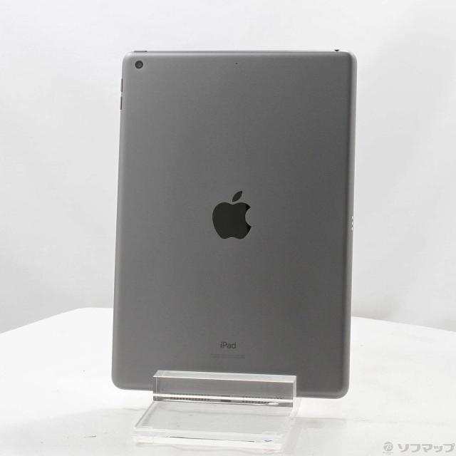 (中古)Apple iPad 第7世代 32GB スペースグレイ MW742J/A Wi-Fi(344-ud)