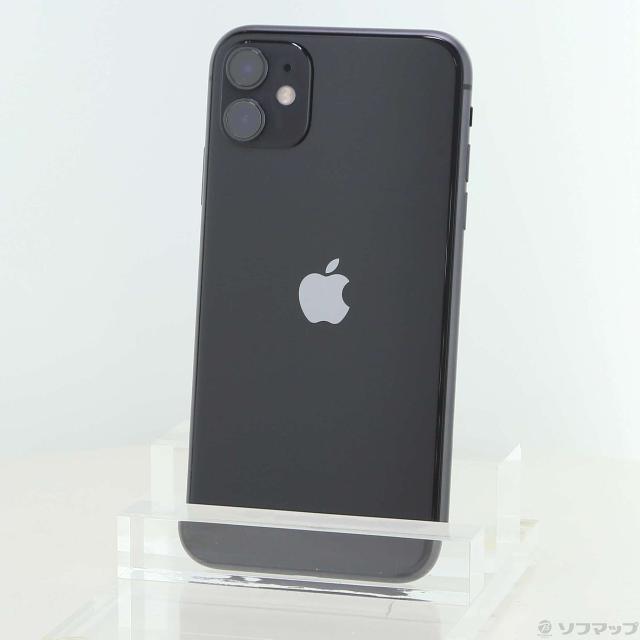 中古)Apple iPhone11 64GB ブラック MHDA3J/A SIMフリー(377-ud)【公式 