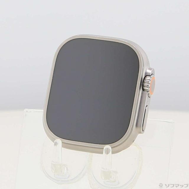 (中古)Apple Apple Watch Ultra 2 GPS + Cellular 49mm チタニウムケース バンド無し(349-ud)