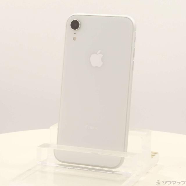 (中古)Apple iPhoneXR 64GB ホワイト MT032J/A SIMフリー(349-ud)