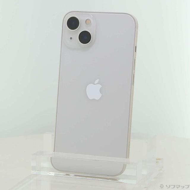 (中古)Apple iPhone13 128GB スターライト MLND3J/A SIMフリー(368-ud)