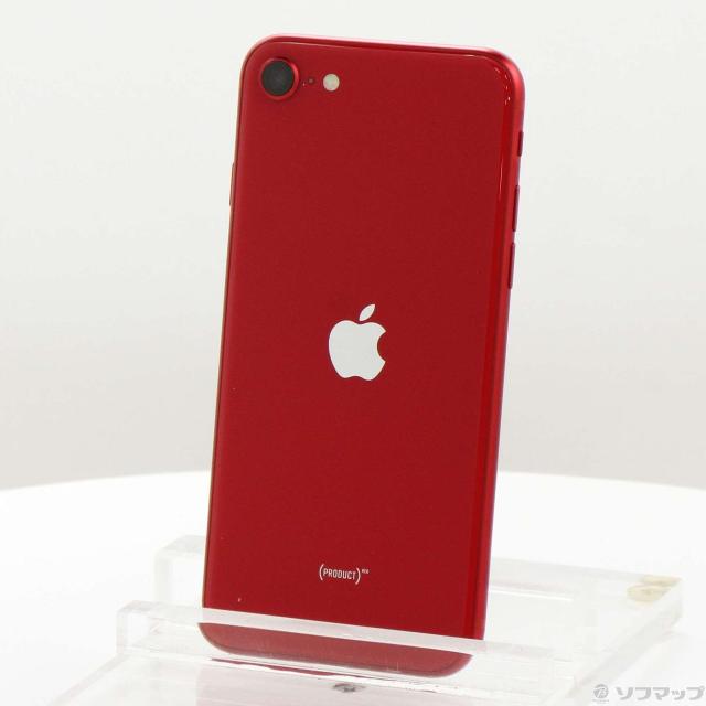 (中古)Apple iPhone SE 第2世代 64GB プロダクトレッド MHGR3J/A SIMフリー(258-ud)