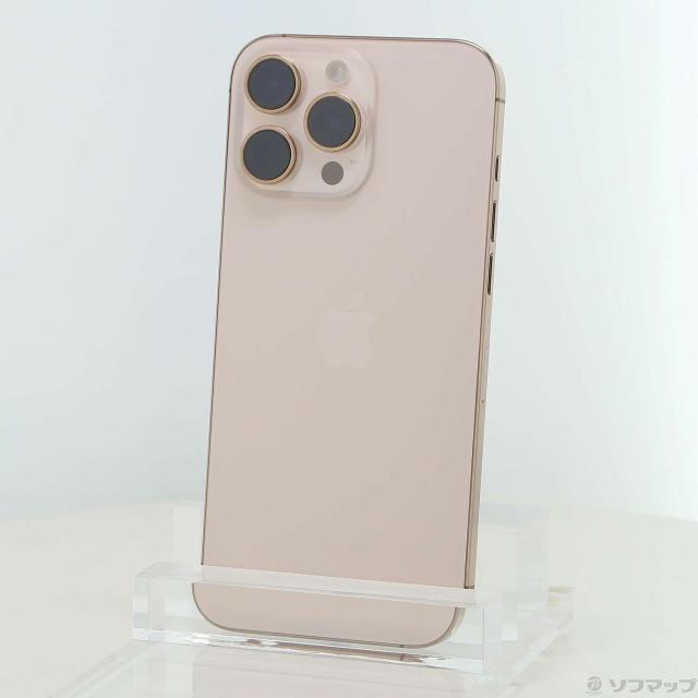 (中古)Apple iPhone16 Pro Max 256GB デザートチタニウム 3N530J/A SIMフリー(352-ud)