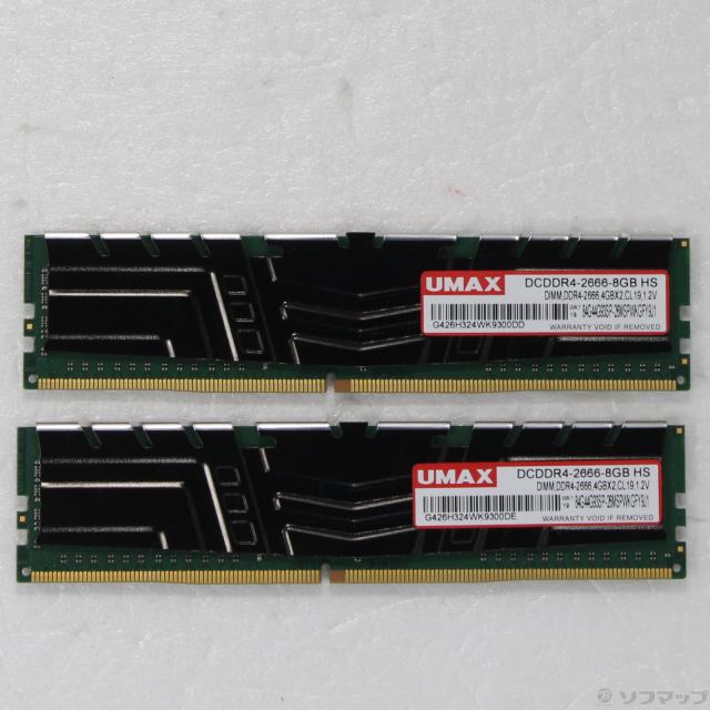 (中古)UMAX DCDDR4-2666-8GB HS(305-ud)