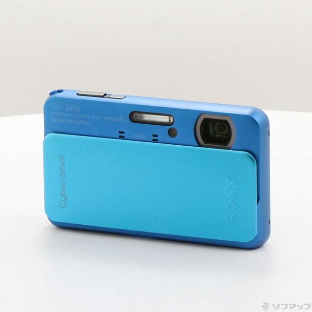 (中古)SONY CYBERSHOT DSC-TX20 L (1620万画素/4倍/防水/ブルー)(269-ud)