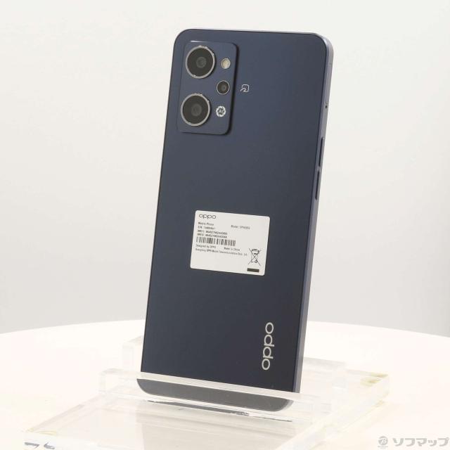 (中古)OPPO OPPO Reno7 A 128GB スターリーブラック CPH2353 SIMフリー(269-ud)