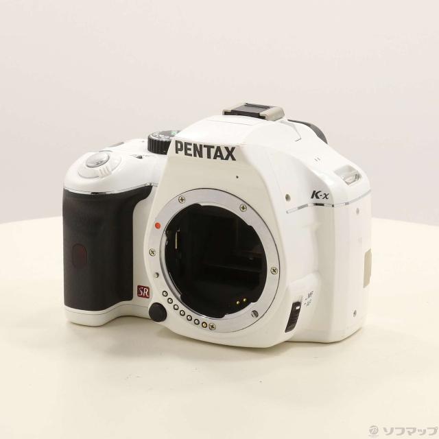 (中古)PENTAX K-x (ホワイト) ボディ (1240万画素/SDHC)(262-ud)