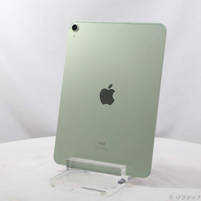 (中古)Apple iPad Air 第4世代 256GB グリーン MYH72J/A auロック解除SIMフリー(276-ud)