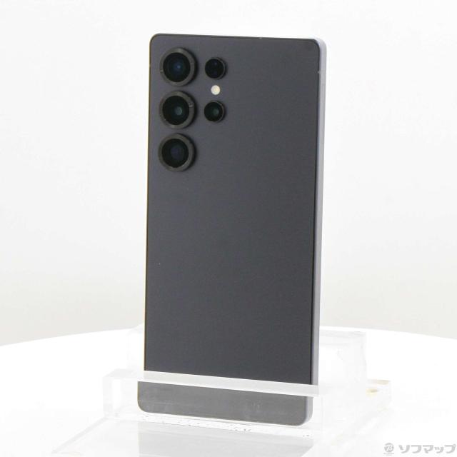 (中古)SAMSUNG Galaxy S25 Ultra 256GB チタニウムジェットブラック SM-S938Q SIMフリー(198-ud)