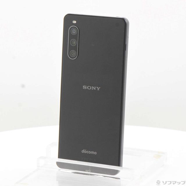 (中古)SONY Xperia 10 IV 128GB 黒いこと SO-52C docomo SIM無償性(368-ud)