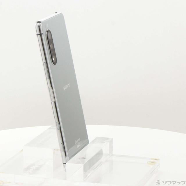 (中古)SONY Xperia 5 II 128GB グレー SO-52A docomoロック解除SIMフリー(368-ud)_3