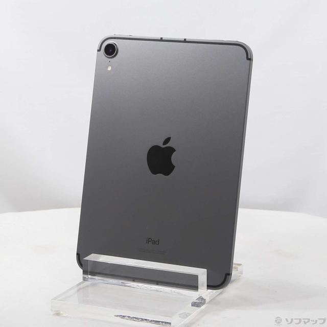 中古)Apple iPad mini 第6世代 256GB スペースグレイ MK8F3J/A SIM 