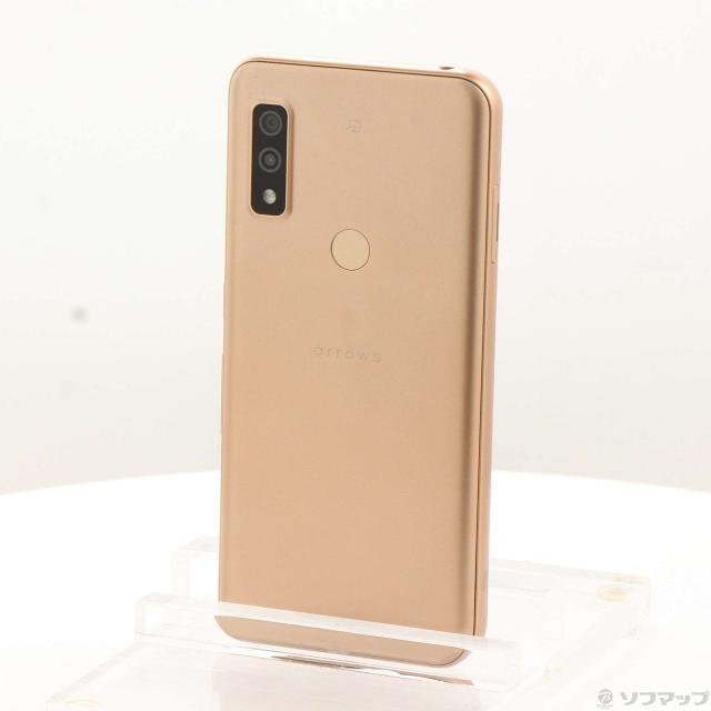 (中古)FUJITSU arrows We 64GB ローズゴールド FCG01 au SIMフリー(377-ud)