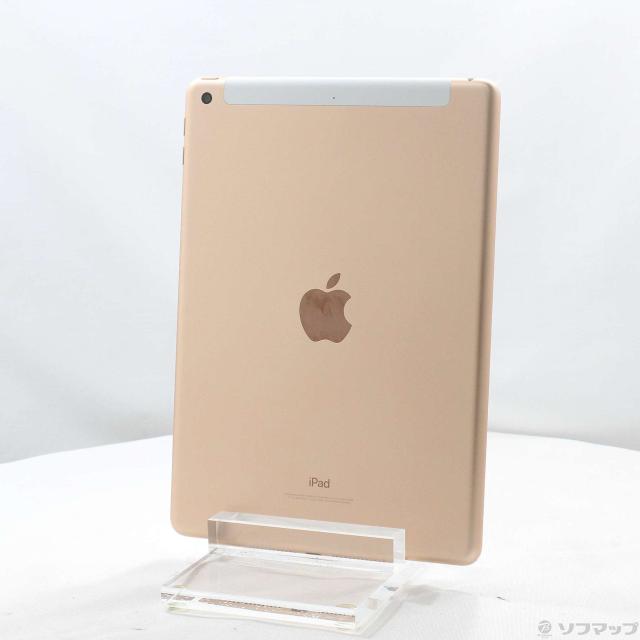 (中古)Apple iPad 第6世代 128GB ゴールド MRM22J/A SIMフリー(368-ud)