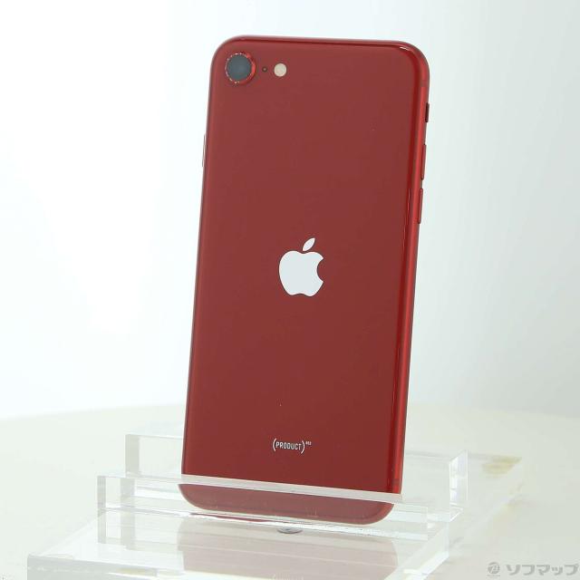 (中古)Apple iPhone SE 第3世代 64GB プロダクトレッド MMYE3J/A SIMフリー(352-ud)