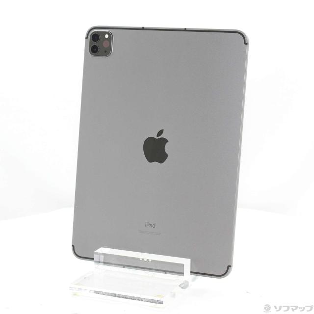 (中古)Apple iPad Pro 11インチ 第3世代 128GB スペースグレイ MHW53J/A SIMフリー(348-ud)