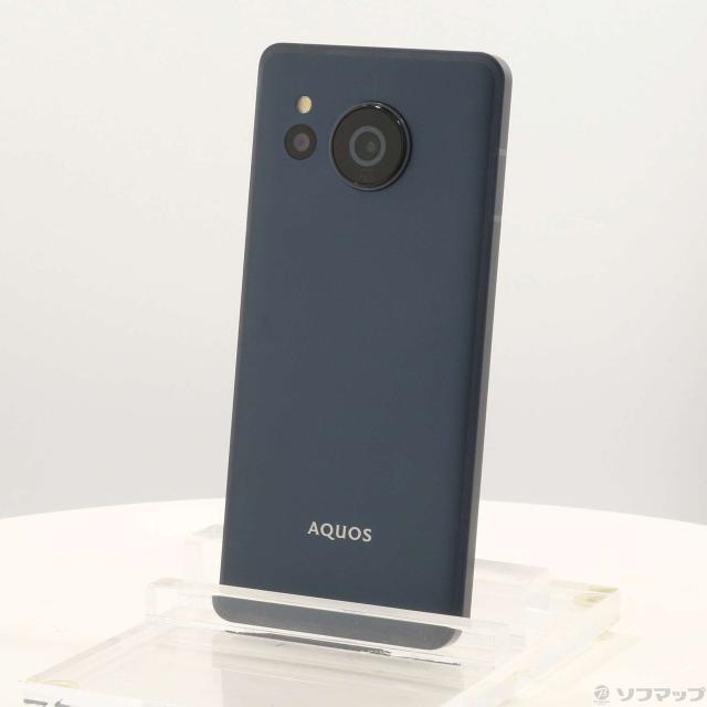 (中古)SHARP AQUOS sense8 128GB コバルトブラック SH-M26 SIMフリー(269-ud)