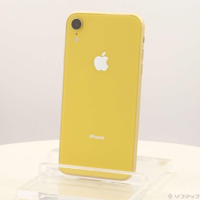 (中古)Apple iPhoneXR 64GB イエロー MT082J/A SoftBank(198-ud)