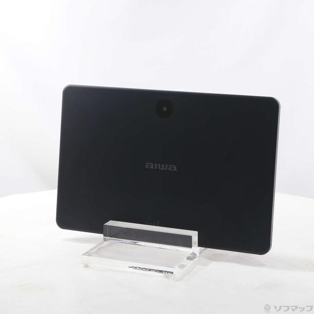 (中古)aiwa aiwa tab AE10 64GB ブラック JA4-TBA1009 Wi-Fi(262-ud)