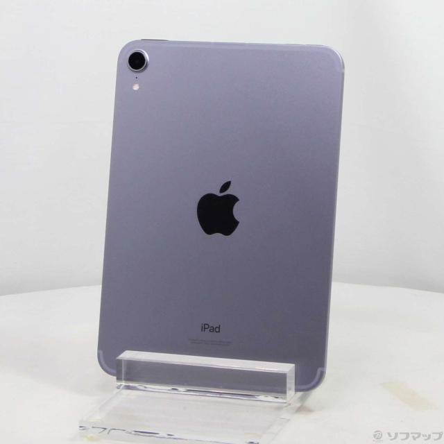 (中古)Apple iPad mini 第6世代 256GB パープル MK8K3J/A docomoロック解除SIMフリー(352-ud)