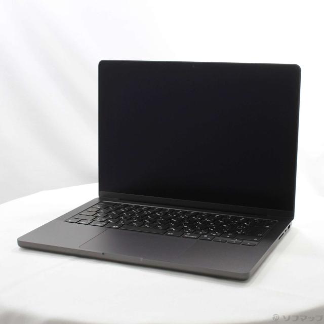 (中古)MacBook Pro 14.2-inch Late-2024 MW2U3J/A M4 10コアCPU_10コアGPU 16GB SSD512GB スペースブラック (26.3 Tahoe)(258-ud)
