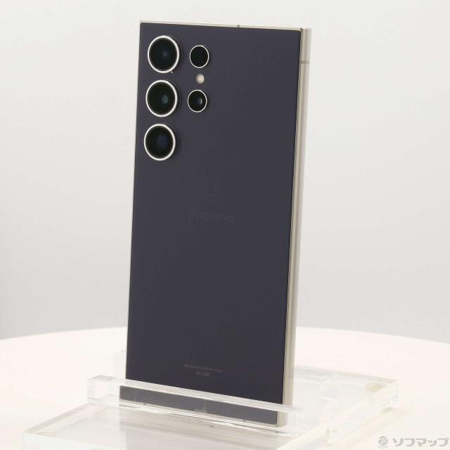 (中古)SAMSUNG Galaxy S24 Ultra 256GB チタニウムバイオレット SC-52E docomo SIMフリー(262-ud)