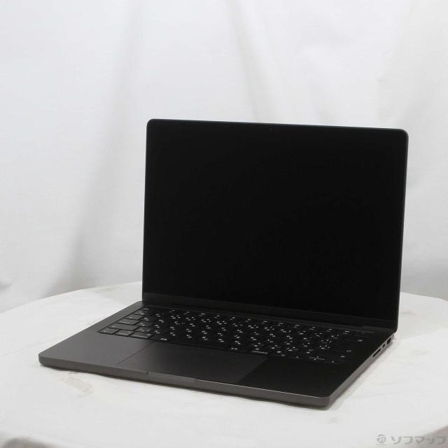 (中古)MacBook Pro 14.2-inch Late-2024 MW2U3J/A M4 10コアCPU_10コアGPU 24GB SSD512GB スペースブラック (26.3 Tahoe)(377-ud)