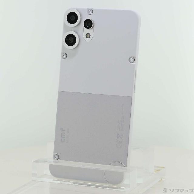 (中古)Nothing CMF Phone 2 Pro 256GB ホワイト A001 SIMフリー(377-ud)