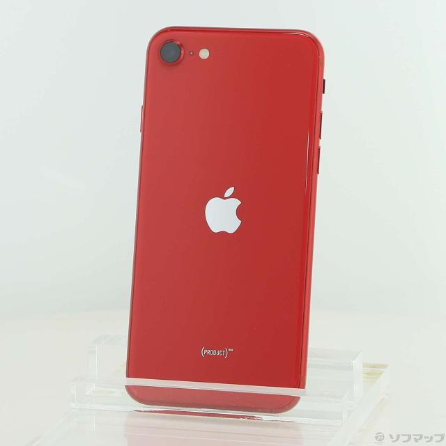 中古)Apple iPhone SE 第2世代 64GB プロダクトレッド MHGR3J/A SIM 