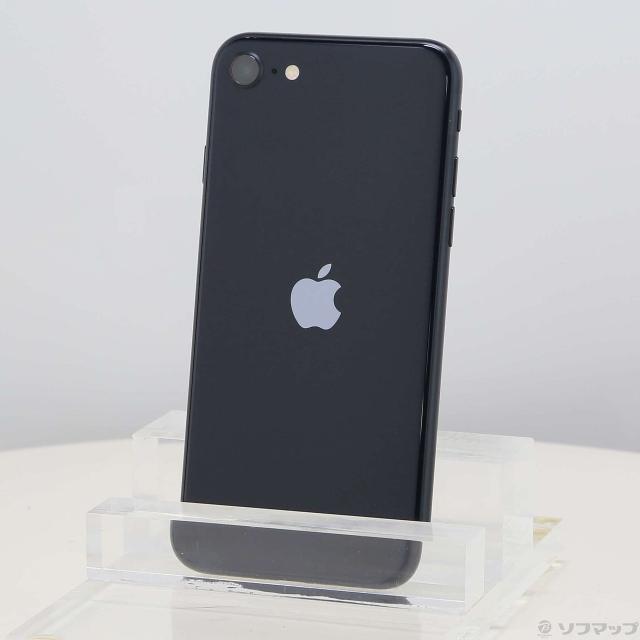 (中古)Apple iPhone SE 第3世代 128GB ミッドナイト MMYF3J/A SIMフリー(368-ud)
