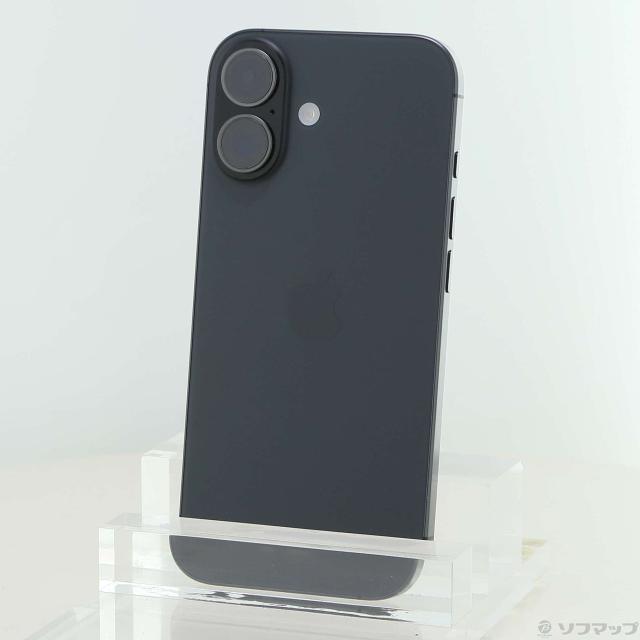 (中古)Apple iPhone17 256GB ブラック MG674J/A SIMフリー(198-ud)