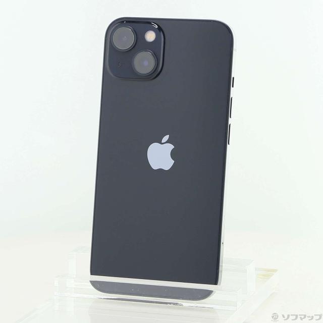 (中古)Apple iPhone13 128GB ミッドナイト MLNC3J/A SIMフリー(377-ud)