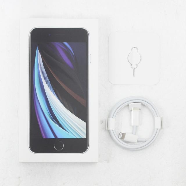 (中古)Apple iPhone SE 第2時人 128GB 白いこと MHGU3J/A SIM無償性(196-ud)