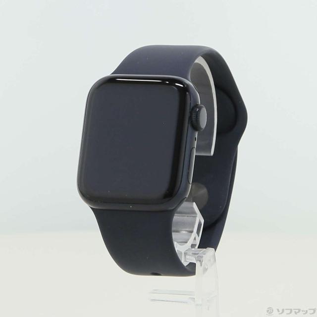(中古)Apple Apple Watch SE 第2世代 GPS 40mm ミッドナイトアルミニウムケース ミッドナイトスポーツバンド(258-ud)