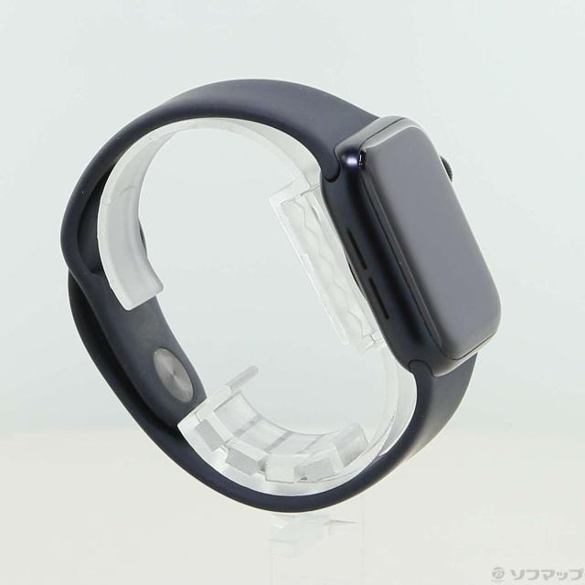 (中古)Apple Apple Watch SE 第2世代 GPS 40mm ミッドナイトアルミニウムケース ミッドナイトスポーツバンド(258-ud)_3