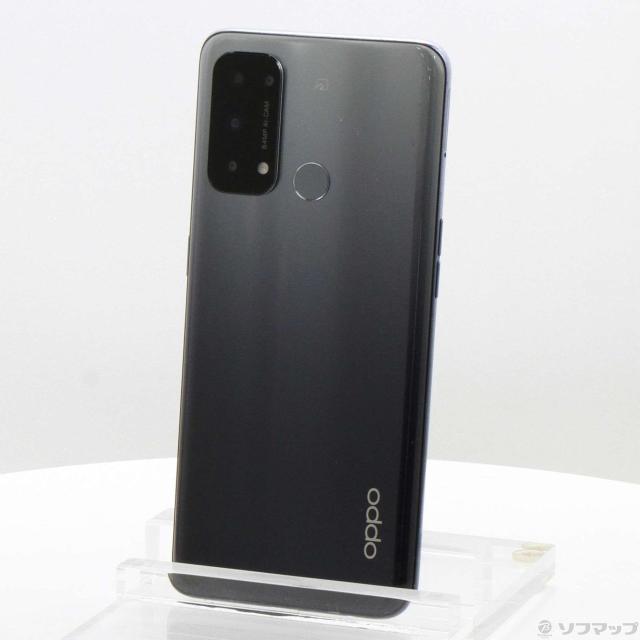 (中古)OPPO OPPO Reno5 A 128GB シルバーブラック CPH2199 SIMフリー(344-ud)