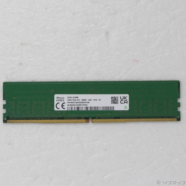 (中古)288P PC5-44800 DDR5-5600 16GB(344-ud)